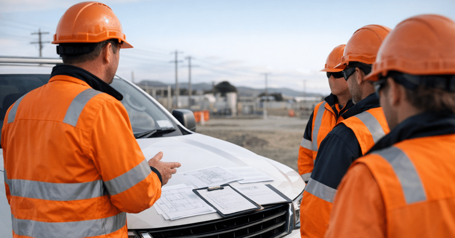 Engineering Team Briefing at New Zealand Site-2